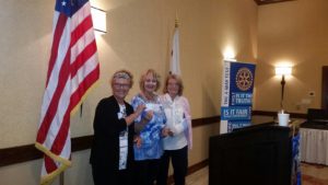 This morning Lake Arrowhead Sunrise Rotary awarded a check for $1000 to the Rim of the World Educational Foundation.